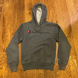 Men’s Champion Dark Grey Hoodie